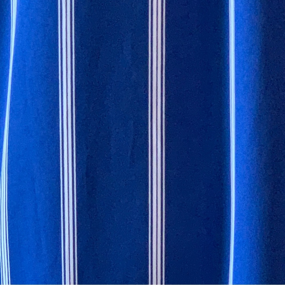 BB Dakota Dress Blue Striped Large Shift Shirtdress NWT - Picture 9 of 12